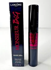 Lancome Monsieur Big Mascara Big Volume 01 Black Mascara 10ml / 0.33oz Full NIB