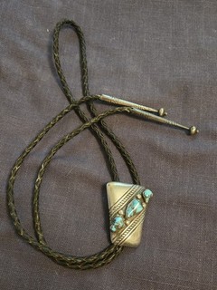 Frank Patania Sr. sterling bolo tie turquoise Thunderbird shop