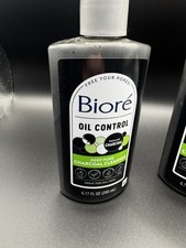 Biore Charcoal Face Wash for Men Deep Pore Facial Cleanser Oily Skin 6.77 Ounce