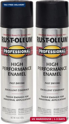 Rust-Oleum 239107 Professional High Performance Enamel Spray Paint, 15 Oz, Semi-
