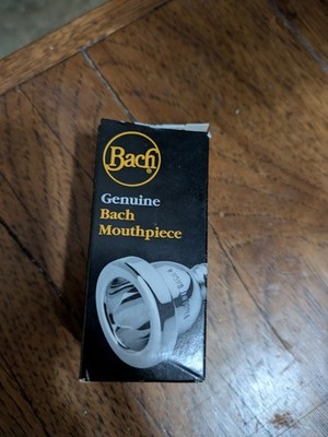 Bach Classic Trombone Silver Plated Mouthpiece Small Shank 12C