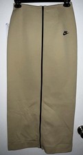 Nike Tech Fleece Slim Maxi Skirt HJ0918-783 Size Small Team Gold 140 NWST