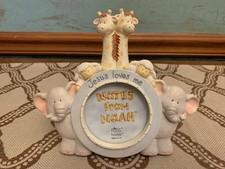 RUSS Baby Notes From Noah "Jesus Loves Me" Noah's Ark Animal Images 3"x3" Pictur