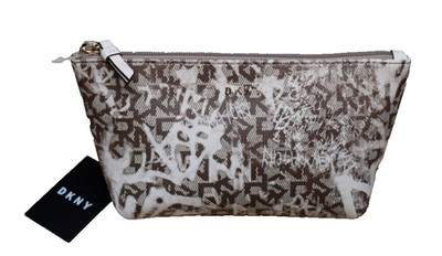 DKNY Logo Makeup Bag New! NWT