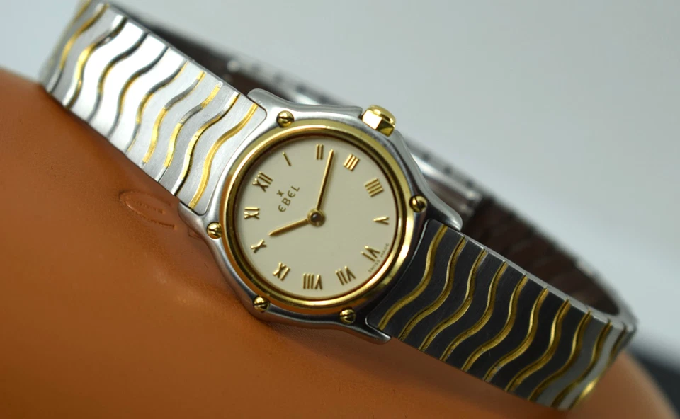 Ebel classic wave ladies watch 18k gold bezel 6 month gtee - Image 4 of 4