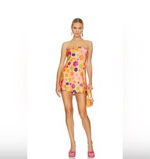 Show Me Your Mumu X Revolve Taylor Mini Dress in Poppin Poppy Small