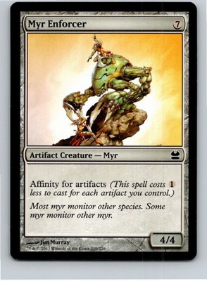 Magic the Gathering Myr Enforcer Modern Masters MTG Free Shipping!