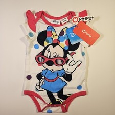 Disney New Minnie Mouse Polka Dot Summer Bodysuit 0-3 Months