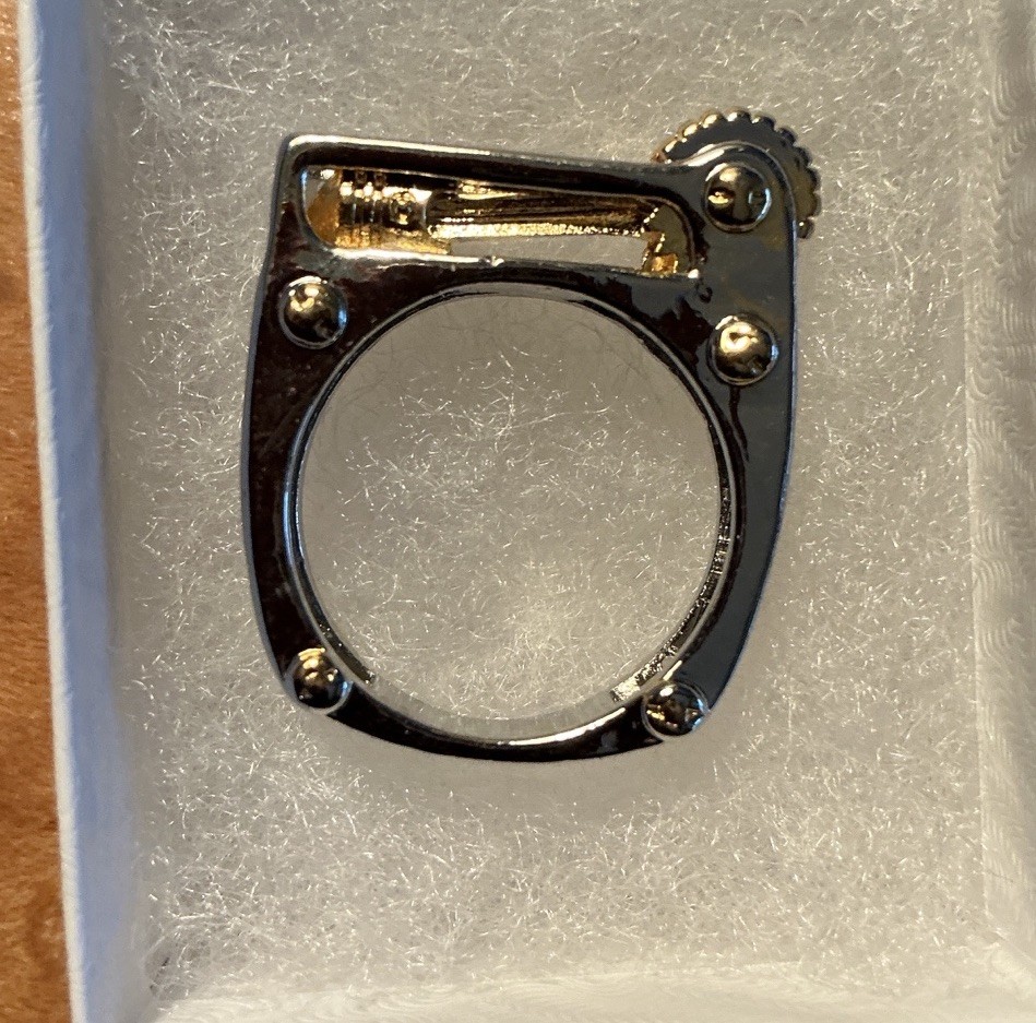 Mechanical Carving Craft Motorcycle Single Cylinder Engine Ring | eBay