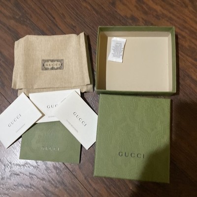 GUCCI Empty Gift Jewelry Box Set Box + Gift Bag + Dust Bag +Cards