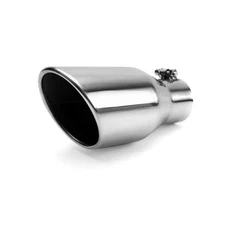 Richeer 2.5 to 4 inch Exhaust Tip, 2.5" Inlet 4” Outlet 9” Overall .