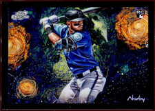 2025 Connor Norby Rookie Cosmic Chrome Insert Black Eclipse /10 #STN-11 Marlins