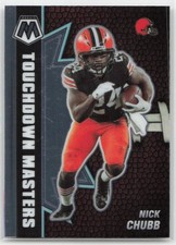 2021 Panini Mosaic #TM-7 Nick Chubb Touchdown Masters