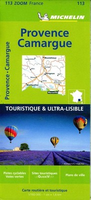 Provence, Camargue - Zoom Map 113. 1 : 160 000 Michelin