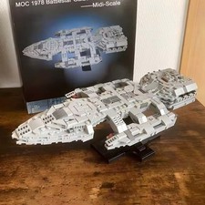 Original 1978 Battlestar Galactica Building Blocks Set DIY Icons Spaceship Model