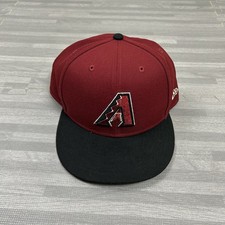MLB Arizona Diamondbacks Alt3 Fitted 8 1/8 New Era Cap 59FIFTY Red Black 41