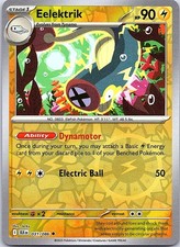 Eelektrik Black Bolt 031/086 Uncommon Pokemon Reverse Holo NM Pokemon Card