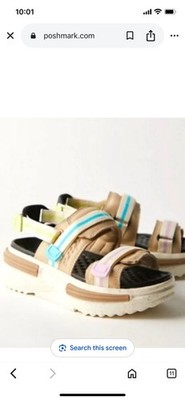 Converse Run Star Utility Sandal 7  Women Chunky Sandals Beige/white/pink/blue 
