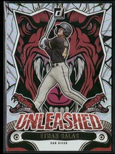 Ethan Salas Donruss 2024 Donruss #12 Unleashed Holo SN #/199