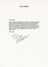 Steve Martin - Typed Signed Letter