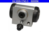 Radbremszylinder Hinterachse FüR CitroËN Opel Peugeot AMI C3 / Origin III C4
