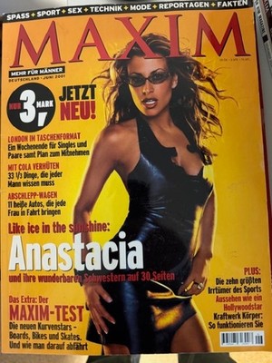 MAXIM Zeitschrift / Magazin Ausgabe Juni 2001 - Anastacia - Gut erhalten