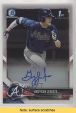 2018 Bowman Draft Chrome Draft Pick Auto Greyson Jenista #CDA-GJ Auto READ 3d5
