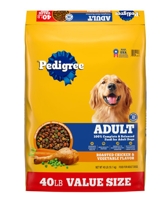 Pedigree Complete Nutrition Adult Dog Food, 40 lb Bag
