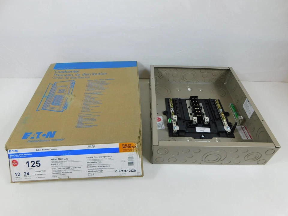 Centros de carga y paneles Eaton CHP12L125X0 Foto 2 de 4