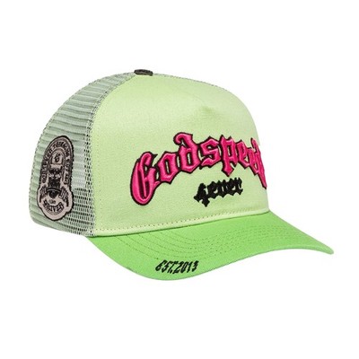 Godspeed 刺繍ロゴ メッシュキャップ Godspeed Trucker Hat Forever Unisex Green 4EVERHAT | eBay