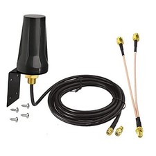 Cellular 4g LTE Trail Camera Antenna Wall Mount - with Splitter Cable SMA 