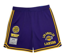 Los Angeles Lakers Shorts Men s XL Purple Mesh NBA Basketball Athletic Shorts