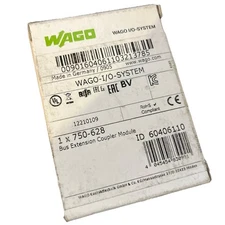 Wago 750-628 Bus Extension Coupler Module Ethernet