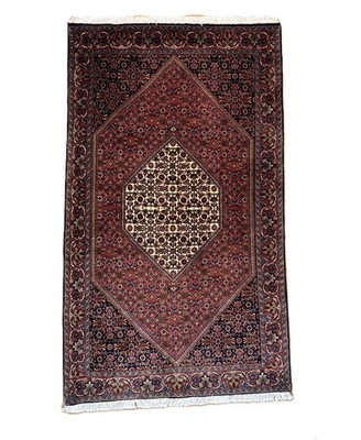 NEU! Bidjar 192x112cm Bijar Herati Mahi Rug Carpet handgeknüpft Orientteppich