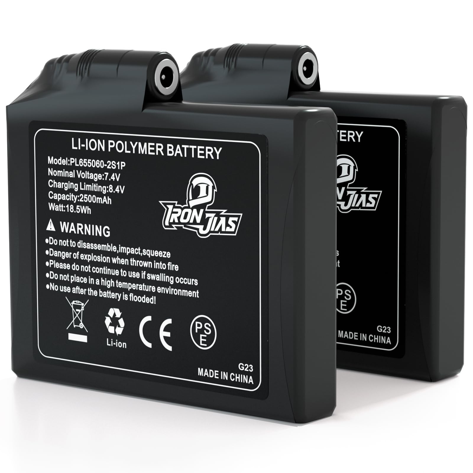 Batterie pour gants chauffants 7.6V 3000 mAh idéale pour moto et ski