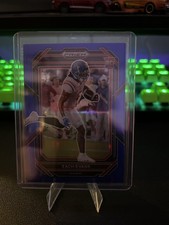2023 Panini Prizm Draft Picks #125 Zach Evans Prizms Blue #/199