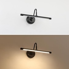 Picture Lights for Paintings, Hardwired 16.5" Long Dimmable Black Wall Light