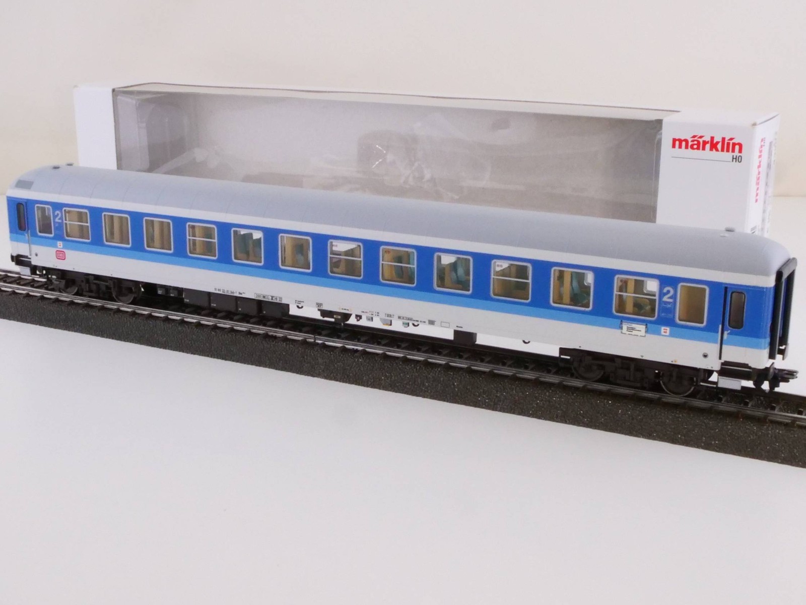 Märklin 43902 Passenger Car InterRegio DB LED Mint! OVP 1707-08-56