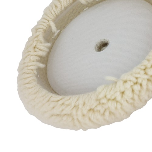 7 Inch Wool Hook Loop Compound Bonnet Pad for Polisher Buffer Application - Bild 8 von 14