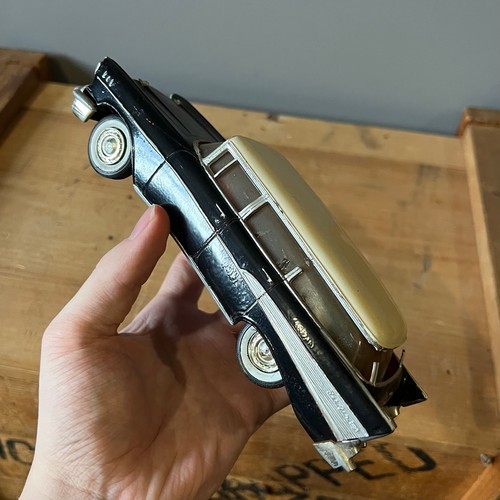 1957 Chevrolet Bel Air Station Wagon Vintage Dealer Promo Model Car Black - Picture 10 of 12
