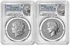 Presale 2026 Morgan & Peace Silver Dollar Reverse Liberty Bell PCGS PR70 #763