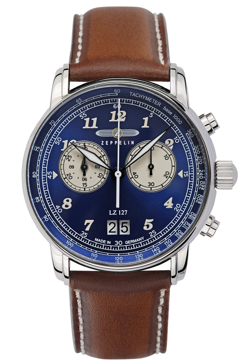Zeppelin LZ127 Transatlantik 76962 - Reloj Cronógrafo De Cuarzo Para