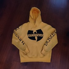 Wu-Tang Clan Yellow Fleece Long Sleeves Pullover Sweatshirt Hoodie Sze M