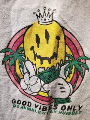 Fresh Laundry Good Vibes Only Be Humble Stay Humble XL T-Shirt Paid in Full Cash