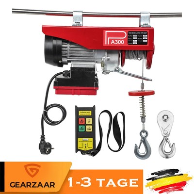 Elektrische Seilhebezug Seilwinde Hebezug 150kg/300kg 220V Seilhebezug Seilwinde