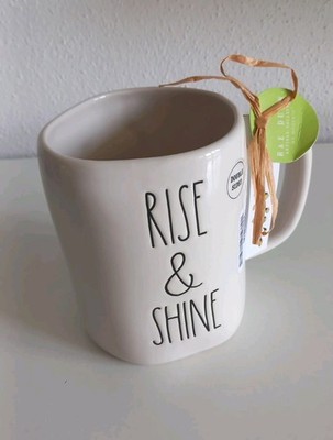 Rae Dunn Tasse RISE & SHINE Frühling Neu 
