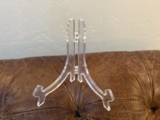 Acrylic Display Easel Stand Picture Frame Book Sign 6.5” Clear