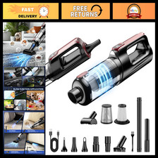 Powerful 2-in-1 Cordless Handheld Vacuum Air Duster, 18000Pa, LED Light, Multi