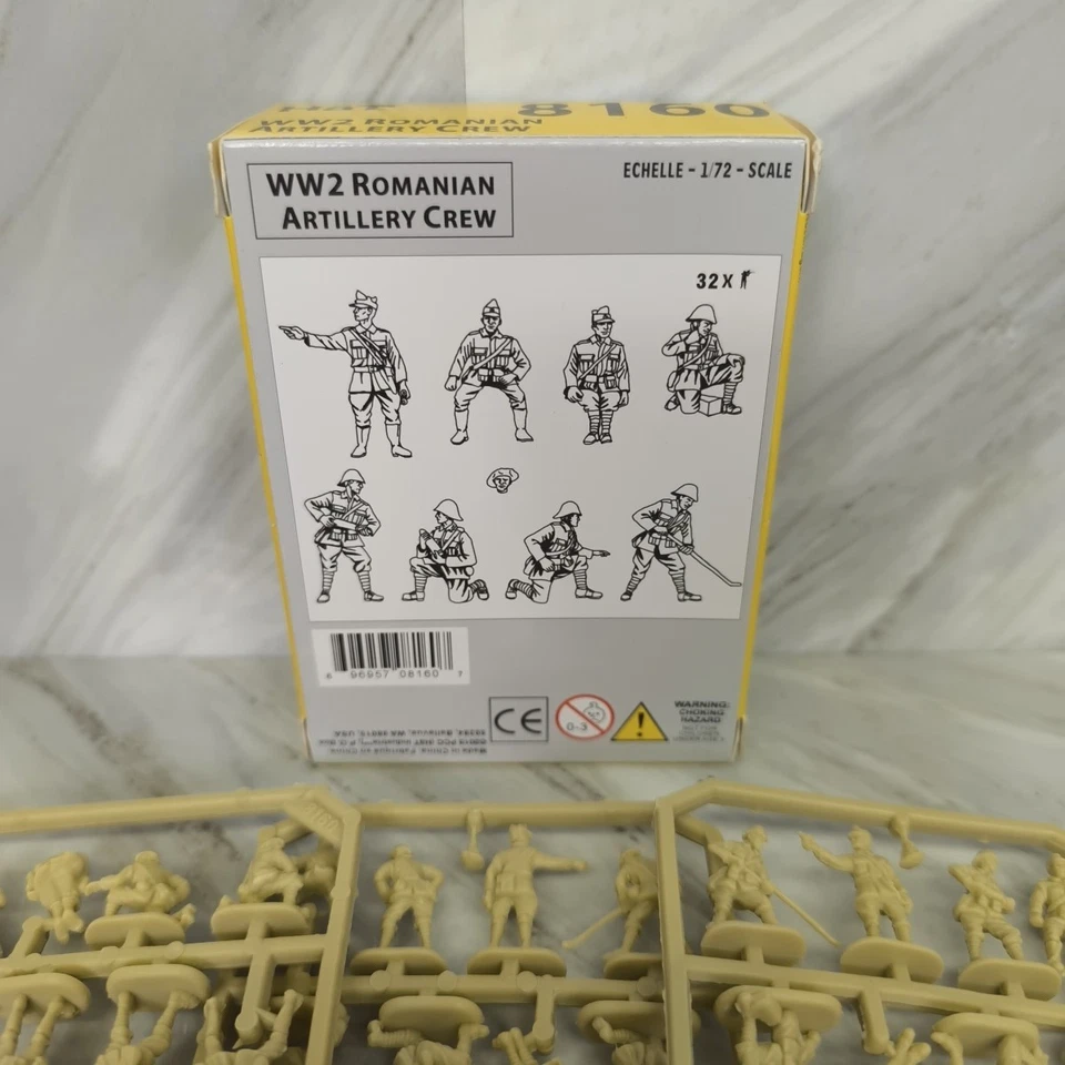 Modellini In Plastica • WW2 Romanian Artillery Crew HäT 008160 Scala 1/72 - Immagine 3 di 4