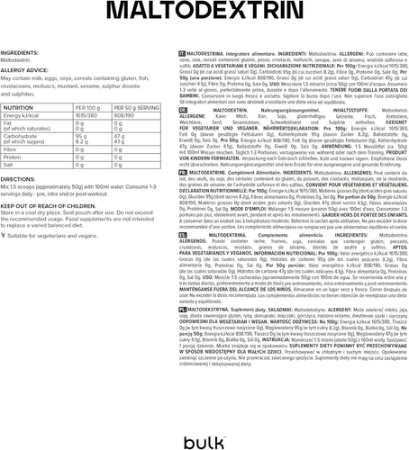Bulk Maltodextrin Powder, 2.5 Kg, 50 Servings, Packaging May - Picture 3 of 12